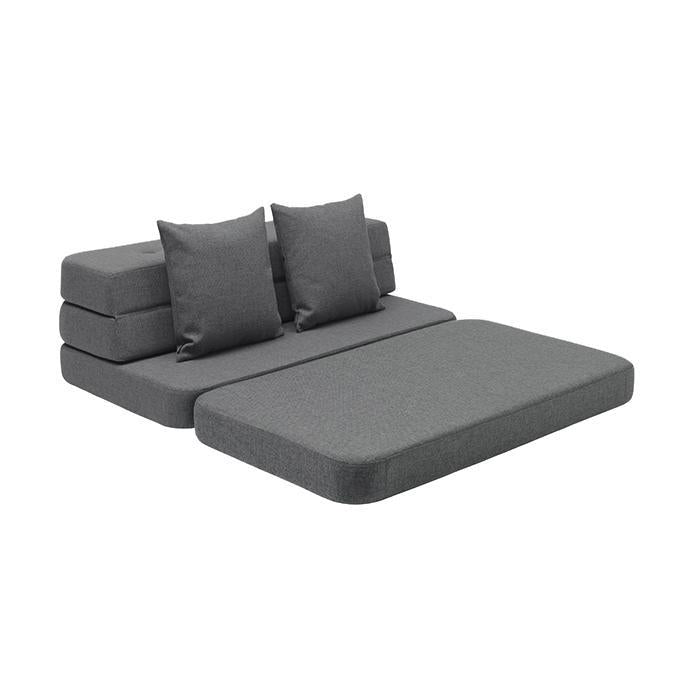 Canapé pliant xl, gris bleu w. gris