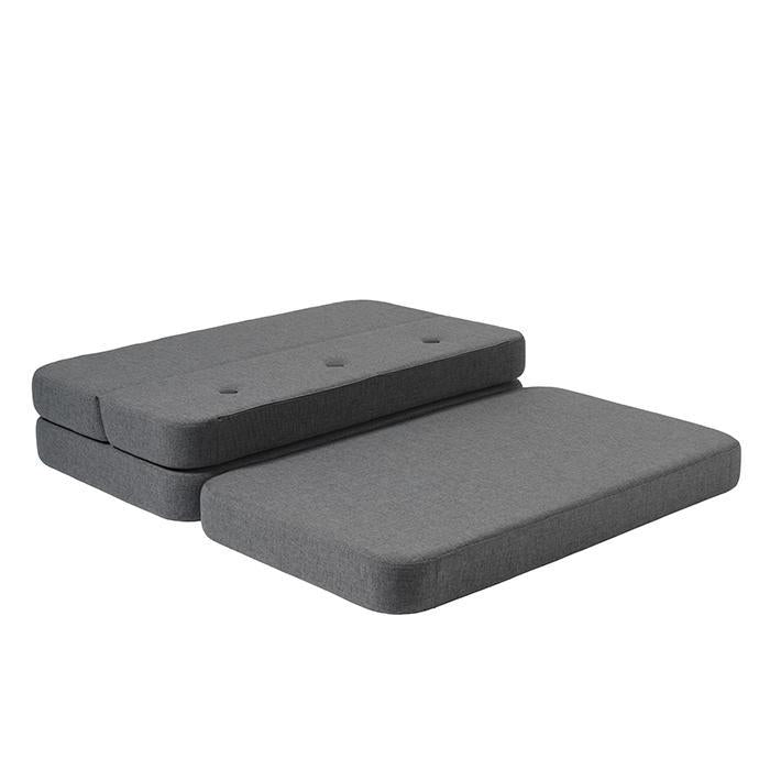 Canapé pliant xl, gris bleu w. gris