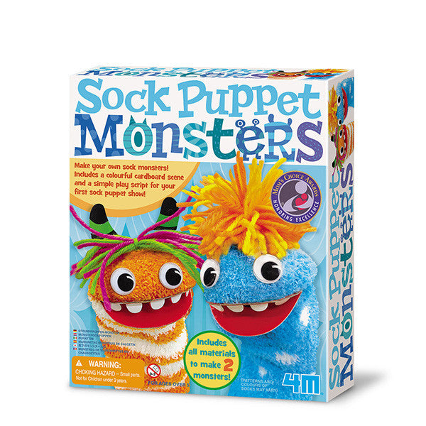 Puppettes à chaussettes - Monsters