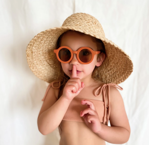 Lunettes de soleil pour enfants durables, burlwood