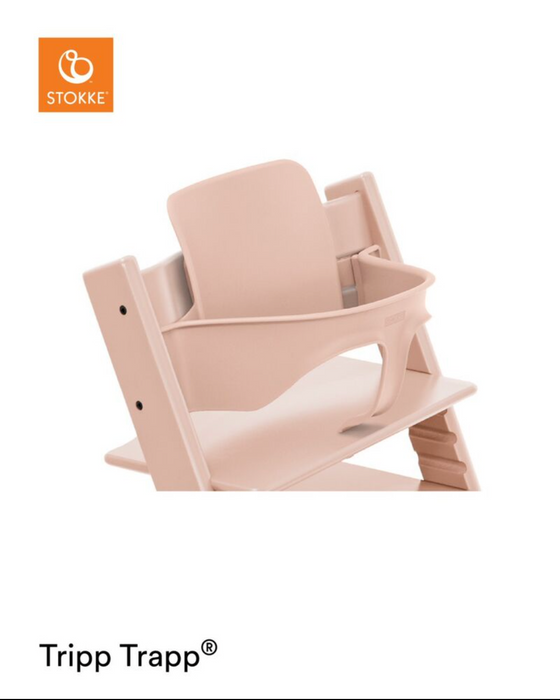 Ensemble de bébé stokke trapp trapp - rose serein