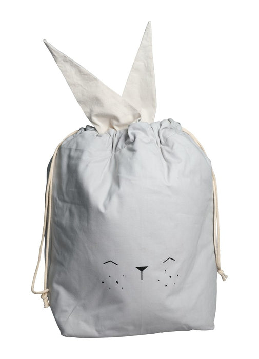 Sac de rangement, lapin - gris glacé