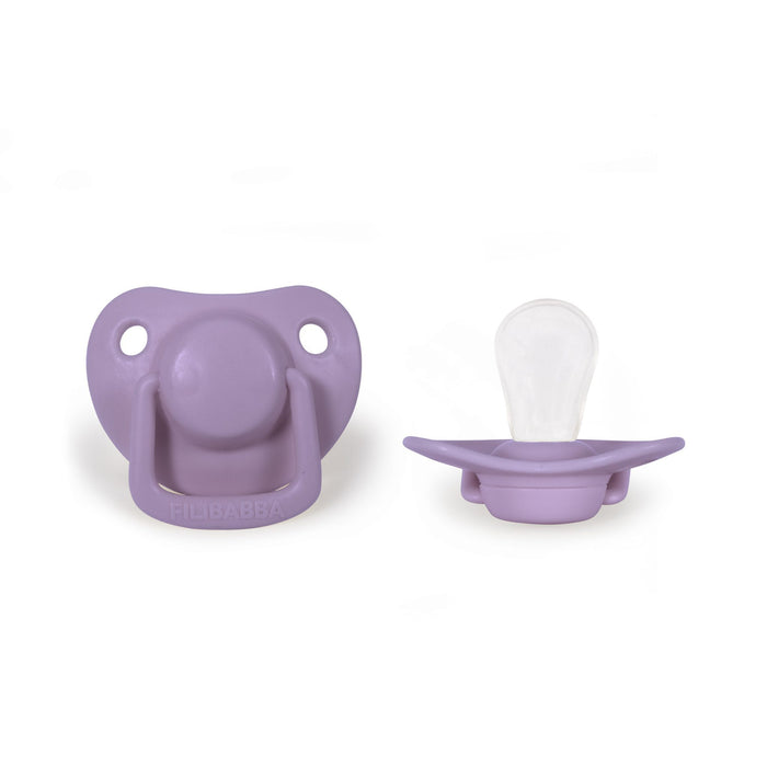 Pacifications 2 pcs. 0-6 mois - Violet frais