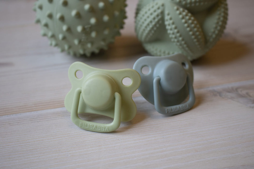 Pacifications 2 pcs. 0-6 mois - Moss Green