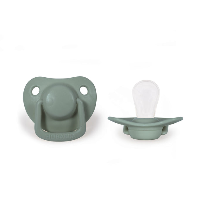 Pacifications 2 pcs. 0-6 mois - Moss Green