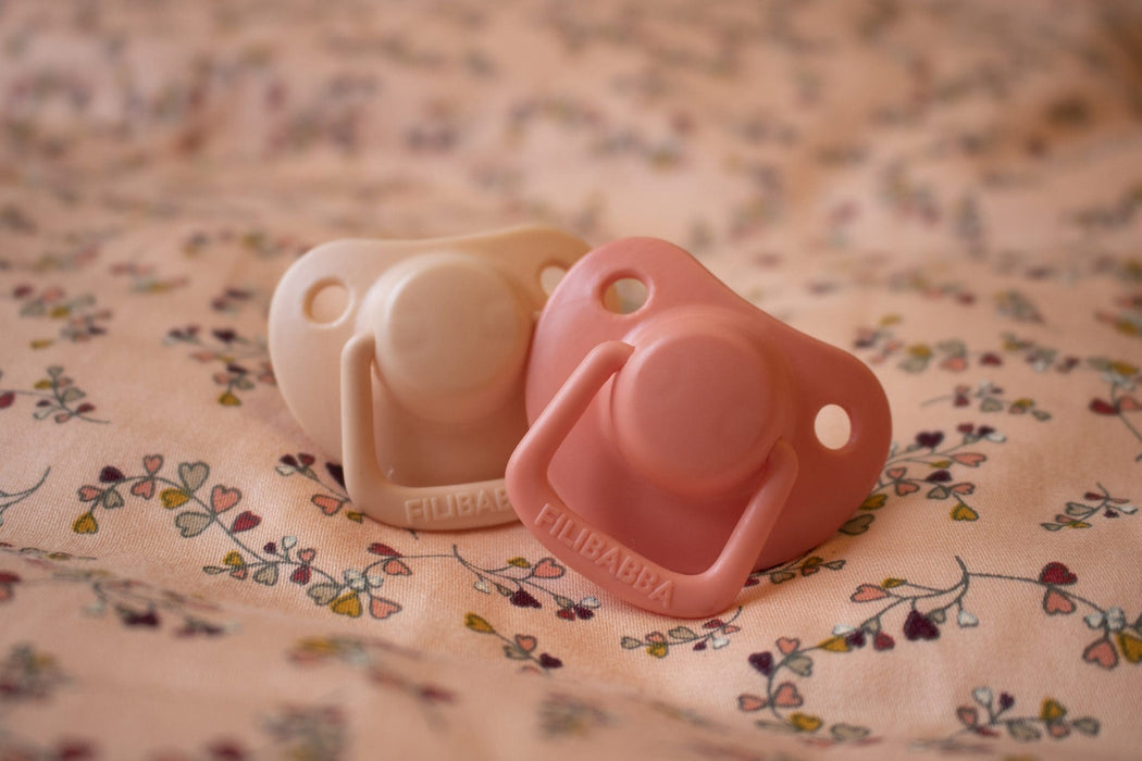 Pacifications 2 pcs. 0-6 mois - Peach