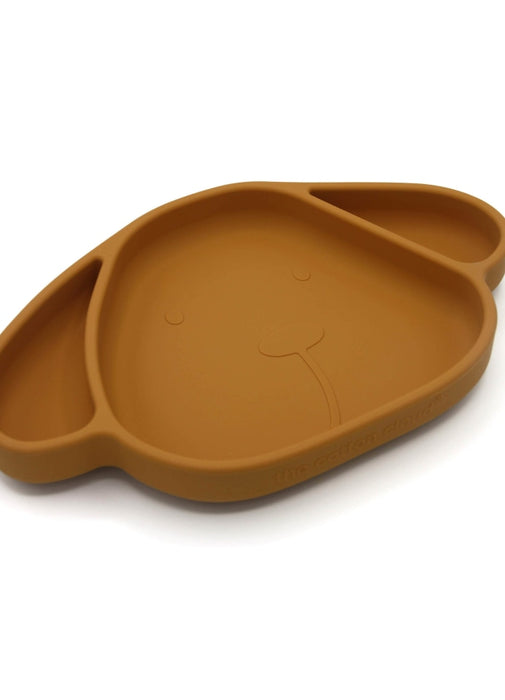 Assiette en silicone, chien - miel