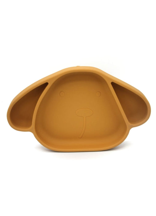 Assiette en silicone, chien - miel