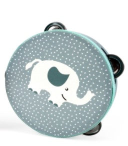 Tambourin avec motif animal - éléphant