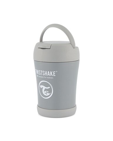 Stockage des aliments thermos - Gris pastel (350 ml)