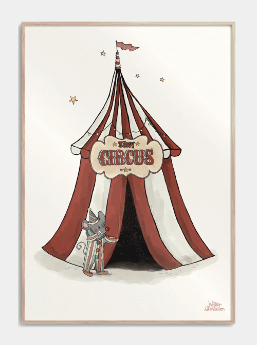 Affiche pour enfants de Tiny Circus, S (29,7x42, A3)