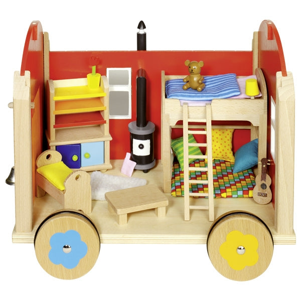 Tirer Cart - Dollhouse avec accessoires