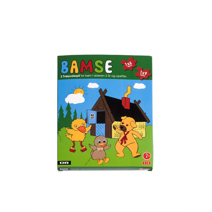 2 puzzles avec en peluche