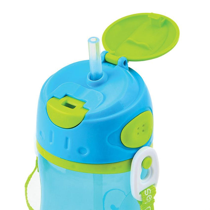 Bouteille de boisson trunki, bleu / vert