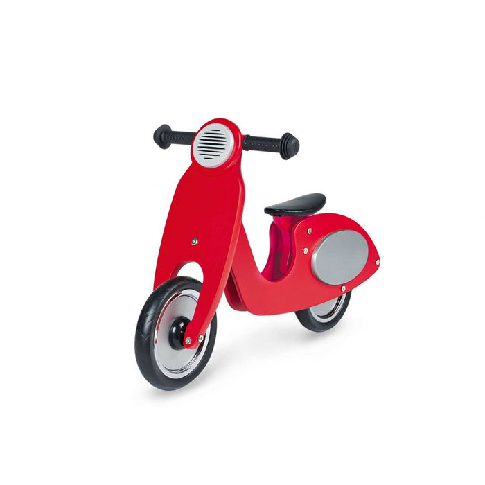 Vélo en cours d'exécution, Vespa Wanda - rouge