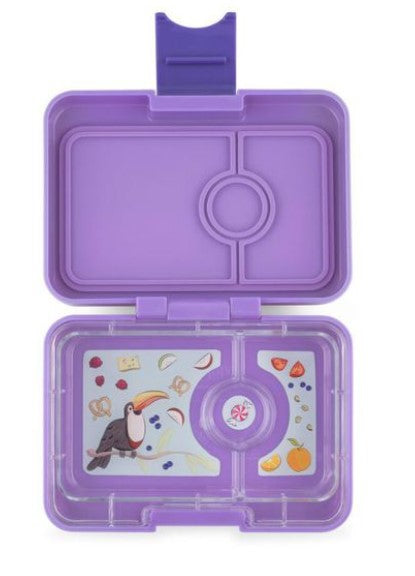 Boîte à lunch Yumbox, Minisnack (3 compartiments) - Dreammy Purple (Livraison: semaine 6)